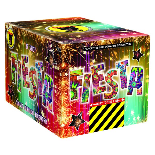 Fiesta Fireworks by Black Cat Fireworks Barrages