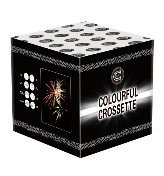 Celtic Fireworks Colourful Crossette