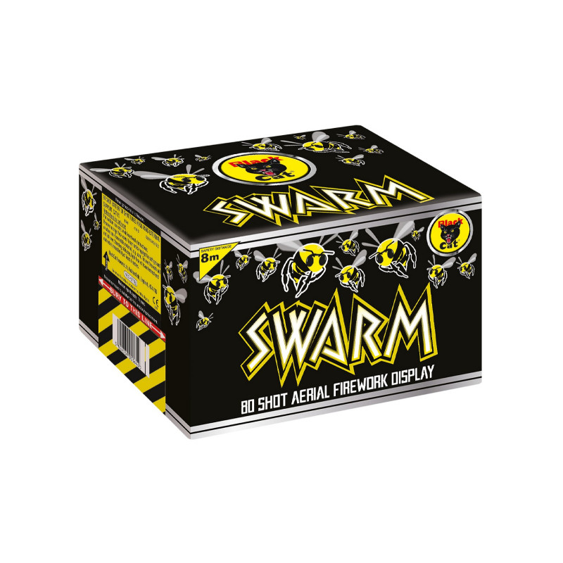 Black Cat Fireworks Swarm Cake - £25.00