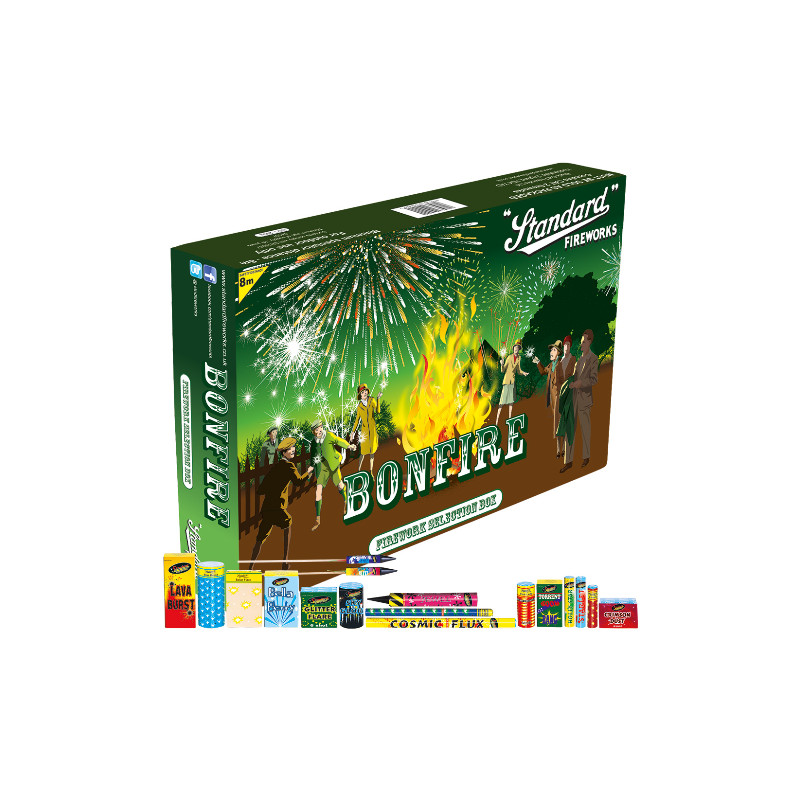 Black Cat Fireworks Bonfire Selection Box