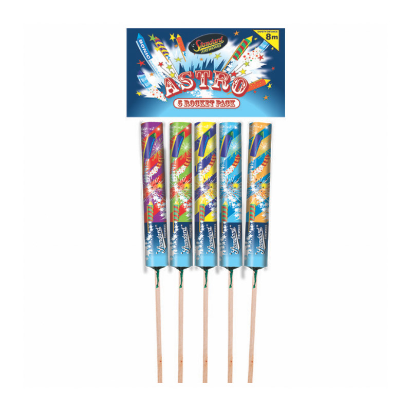 Black Cat Fireworks Astro Rockets