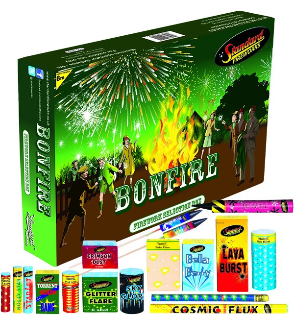 Black Cat Fireworks Bonfire Selection Box