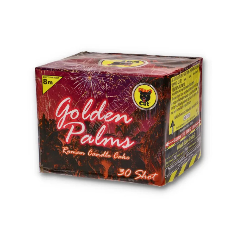 Black Cat Fireworks Golden Palms - £17.50