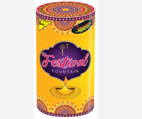 Black Cat Fireworks Festival Fountain - £6.00