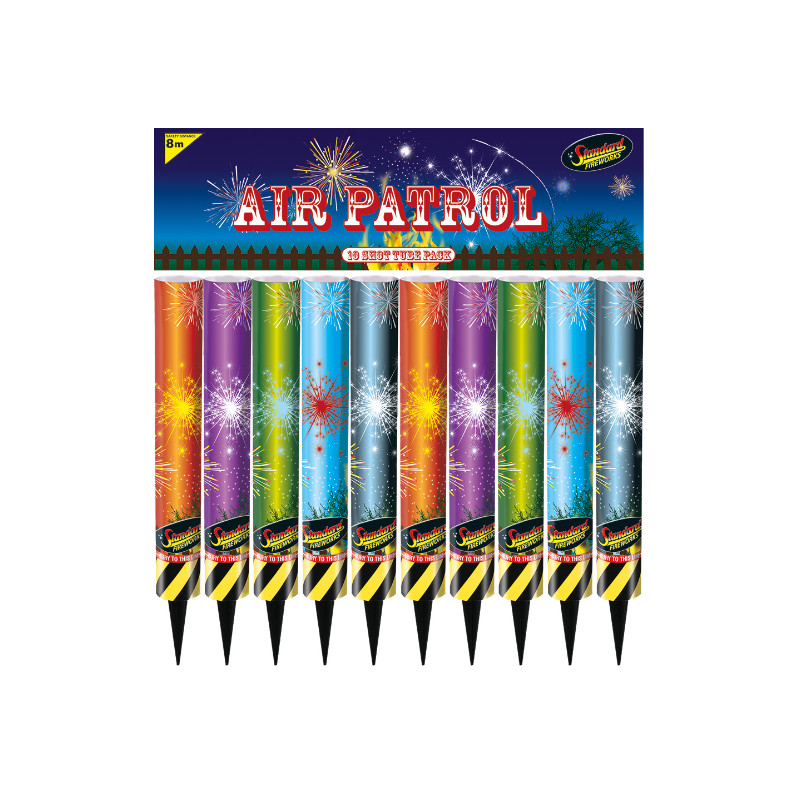 Black Cat Fireworks Air Patrol Shot Tubes