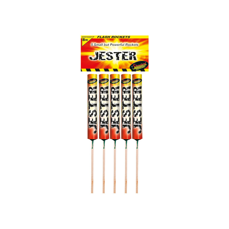 Black Cat Fireworks Jester Rockets - £8.00