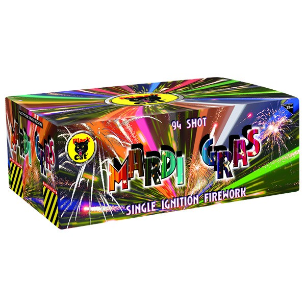 Black Cat Fireworks Mardi Gras