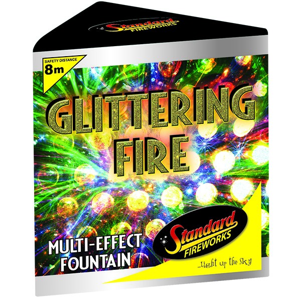 Black Cat Fireworks Glittering Fire