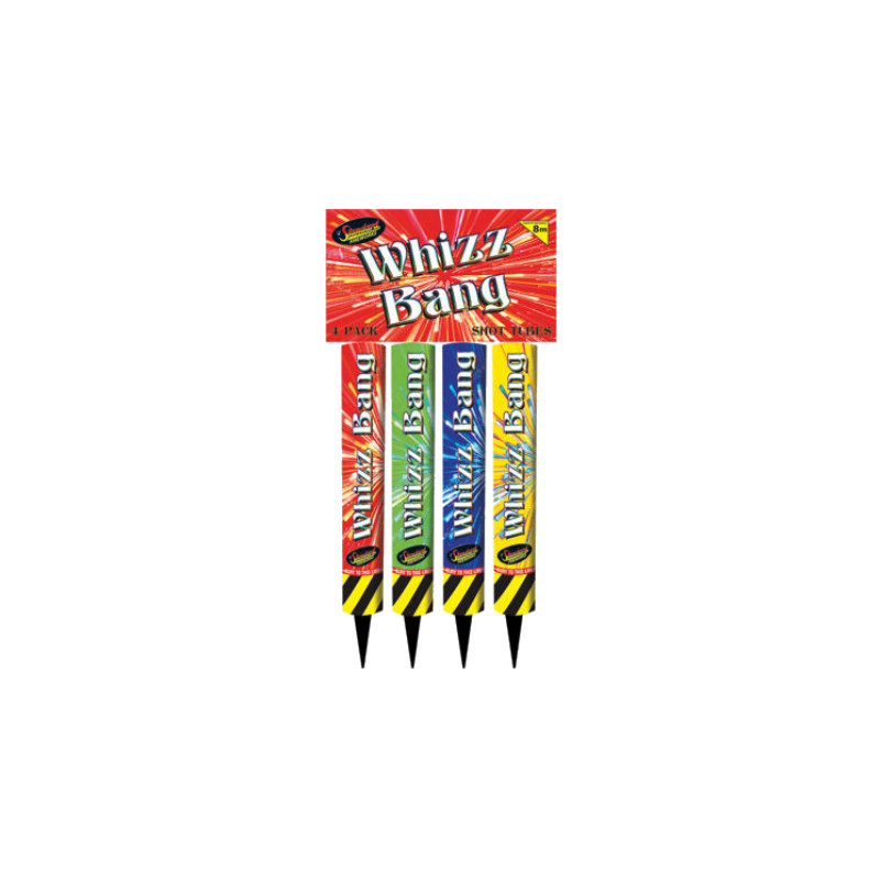 Black Cat Fireworks Whizz Bang Shot Tubes - £4.50