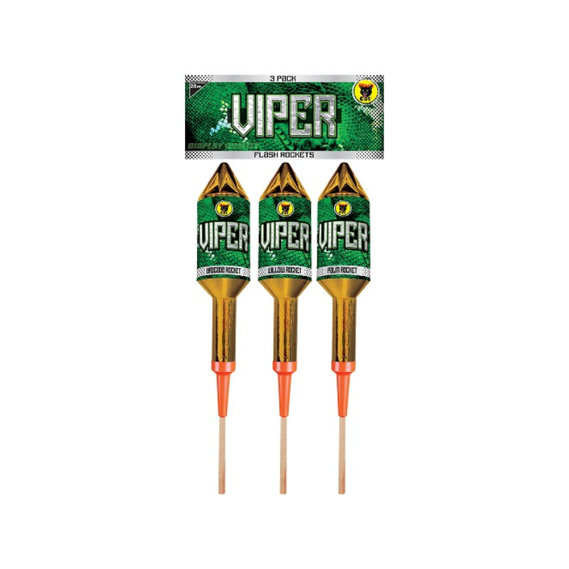 Black Cat Fireworks Viper Rockets - £40.00