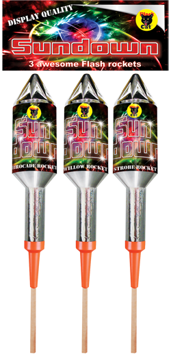 Black Cat Fireworks Sundown Rockets